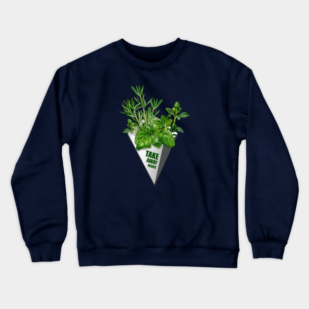 TAKE AWAY HERBS Crewneck Sweatshirt by Colette